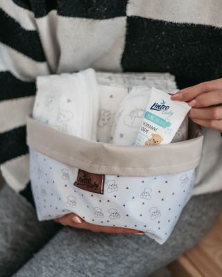 Pojďme si postupně představit všechny nové doplňky z kolekce Linteo Baby🤍. Praktický organizér v podobě košíku je skvělým...